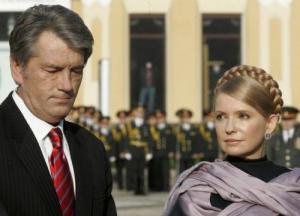 Viktor Yushenko e Yulija Timoshenko quando uno era presidente e l'altra primo ministro dell'Ucraina 