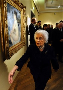 Irina Antonova nel suo museo Pushkin